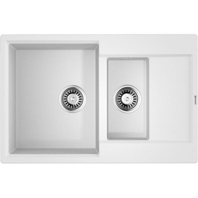 Мойка OMOIKIRI DAISEN 78-2T-WH Tetogranit/белый 4993530