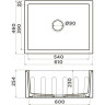Мойка OMOIKIRI MIKURA 61-WH Glossy Natceramic/белый 4993257