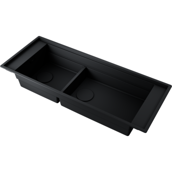 Мойка OMOIKIRI SINTESI PRO 114-2-U/I-GB Artceramic/графит