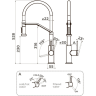 Смеситель OMOIKIRI MAKKARI 2 PLUS-SB-LG-BL латунь/светлое золото/черный 4994496
